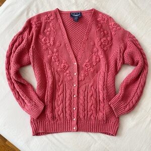 Vintage Pink Cardigan